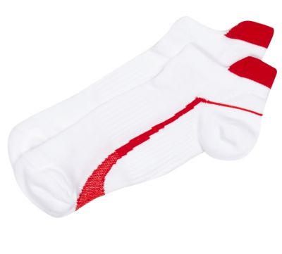 Red stripe trainer socks